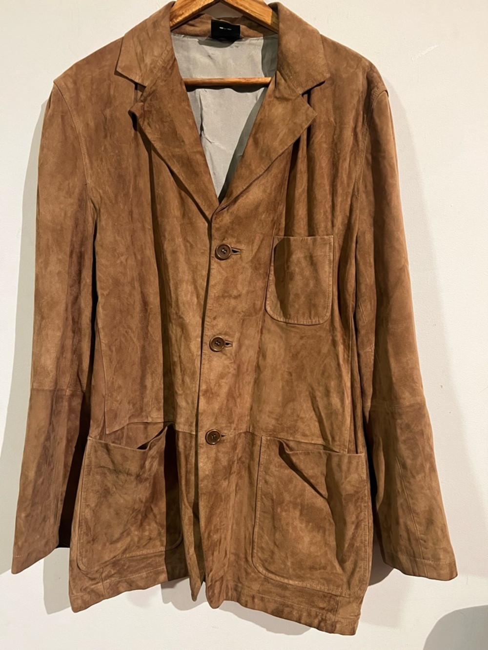 Hugo boss goatskin suede jacket